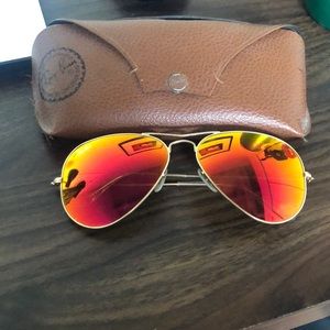 Ray Ban Aviators mirrored finish
